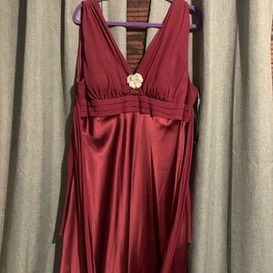Maroon formal gown